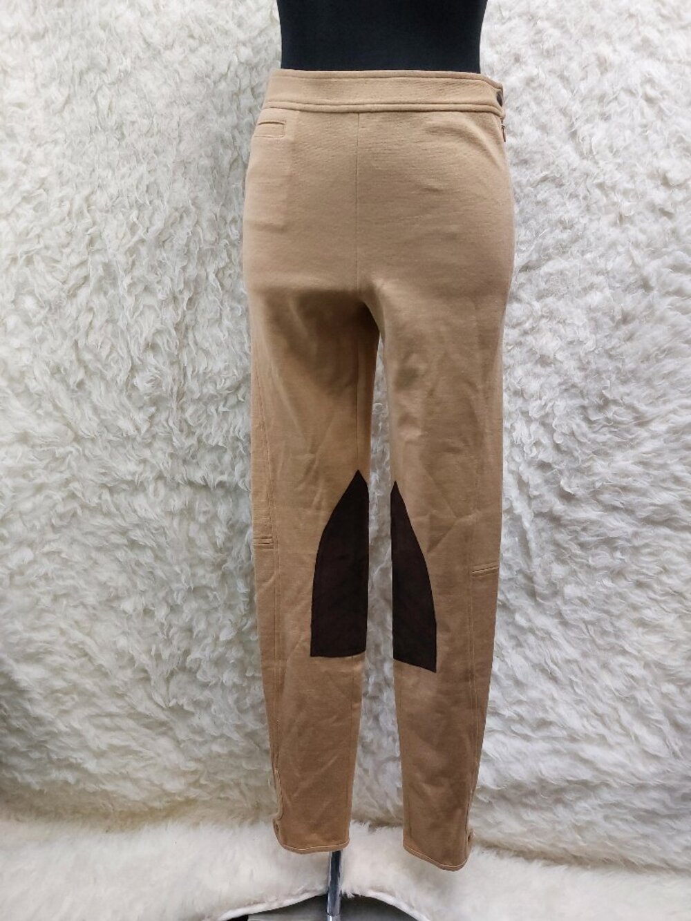 Polo Ralph Lauren Wool-Blend Jodhpur Trousers Knee-Patch Riding Size S